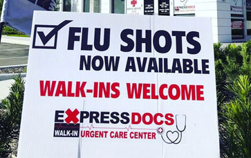 Flu Shot at both locations