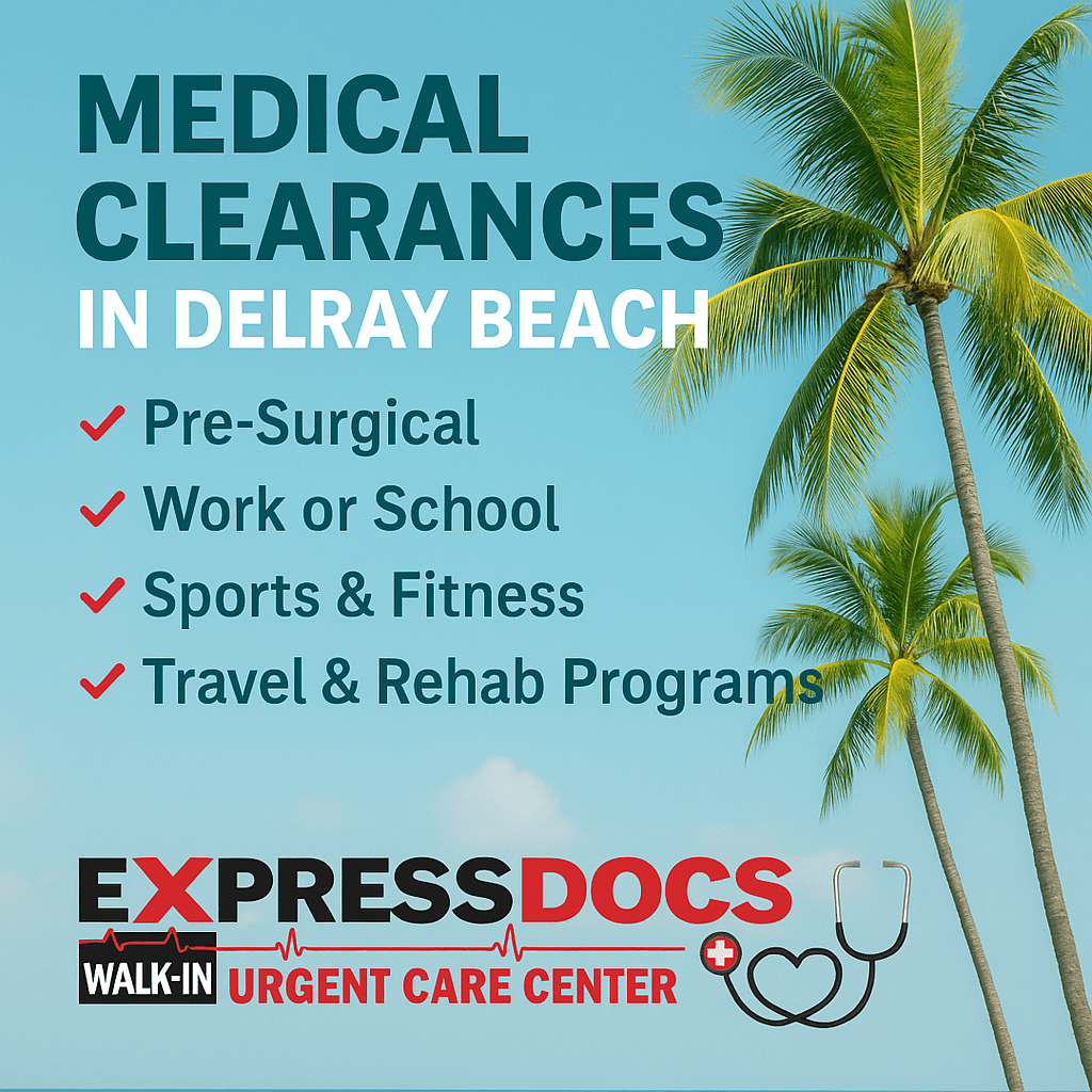 medical clearance at ExpressDocs Urgent Care